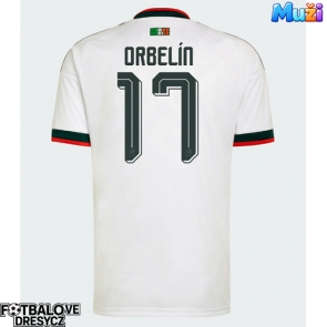 Mexiko Orbelin Pineda #17 Venkovní Dres MS 2026 Krátký Rukáv